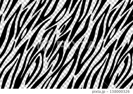 斑馬紋向量圖背景 - 黑白斑馬條紋 138000326