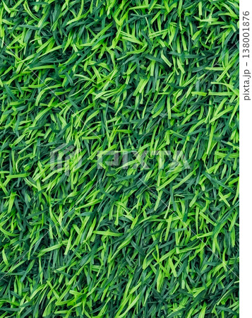 Textured surface of artificial grass Textured surface of artificial grass 138001876