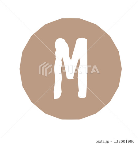 茶色のMサイズのアイコン イラスト 茶色のMサイズのアイコン イラスト 138001996