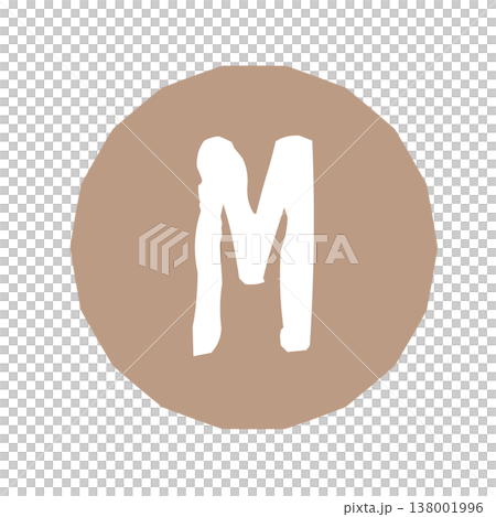 茶色のMサイズのアイコン イラスト 茶色のMサイズのアイコン イラスト 138001996