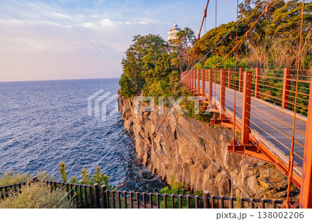 (静岡県)東伊豆・城ヶ崎海岸 早朝 (静岡県)東伊豆・城ヶ崎海岸 早朝 138002206