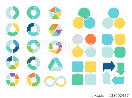 カラフルなインフォグラフィックのテンプレート 138002427