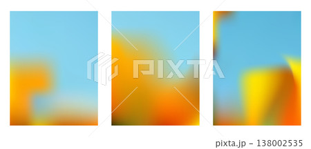 Summer set poster Abstract colorful gradient and fruit element mesh background. Design social media posts, landing pages, and apps. Vector illustration. Summer set poster Abstract colorful gradient and fruit element mesh background. Design social media posts, landing pages, and apps. Vector illustration. 138002535
