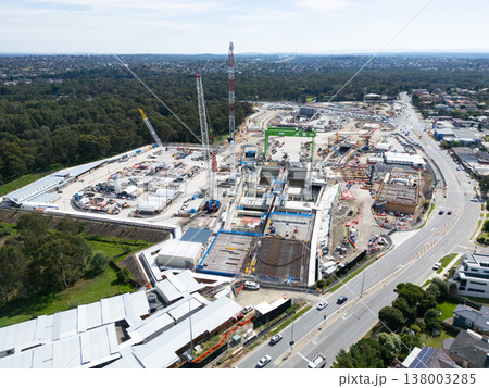 North East Link Under Construction in Melbourne Australia North East Link Under Construction in Melbourne Australia 138003285