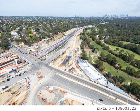 North East Link Under Construction in Melbourne Australia 138003322