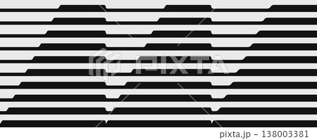 Abstract black white with lines stripe horizontal Abstract black white with lines stripe horizontal 138003381