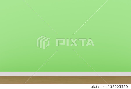 背景素材_シンプルな部屋_緑 背景素材_シンプルな部屋_緑 138003530