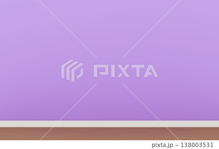 背景素材_シンプルな部屋_紫 138003531