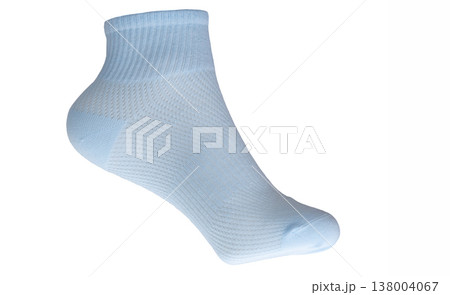 A photo of blue socks isolated A photo of blue socks isolated 138004067