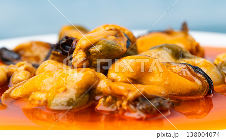 photo of mussels in sauce photo of mussels in sauce 138004074