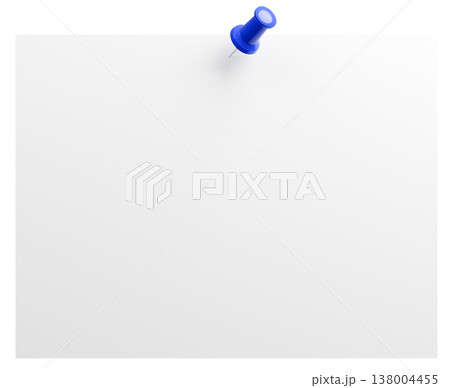 3D背景素材_画鋲_紙 3D背景素材_画鋲_紙 138004455