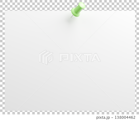 3D背景素材_画鋲_紙 3D背景素材_画鋲_紙 138004462