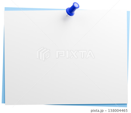 3D背景素材_画鋲_紙 3D背景素材_画鋲_紙 138004465