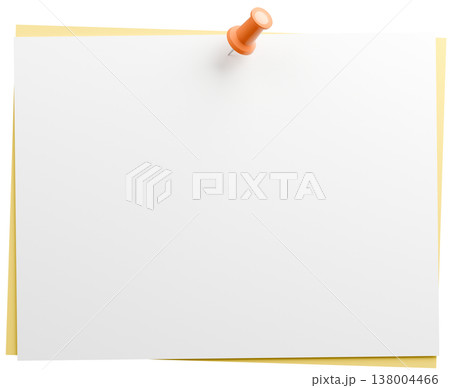 3D背景素材_画鋲_紙 3D背景素材_画鋲_紙 138004466