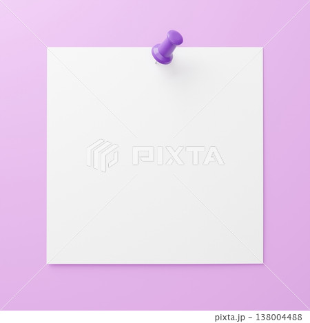 3D背景素材_画鋲_紙_紫 138004488