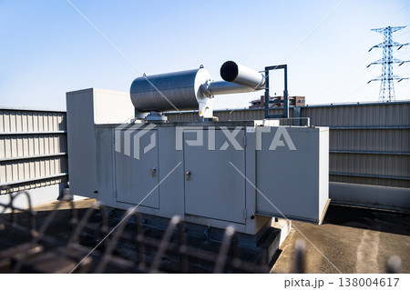 屋上の設備　非常用自家用発電機 138004617