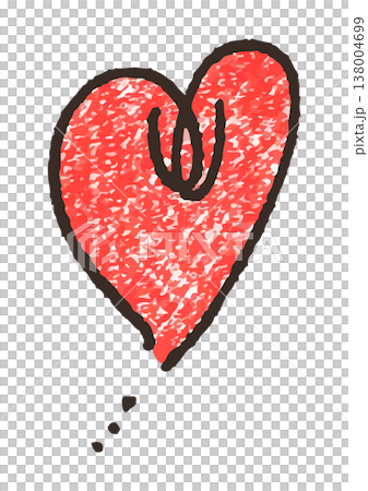 可愛的紅色愛心圖案，點綴著圓點，非常適合情人節或表達你的感情。 138004699