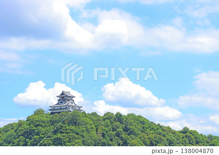 愛知県犬山市、国宝犬山城の風景 愛知県犬山市、国宝犬山城の風景 138004870