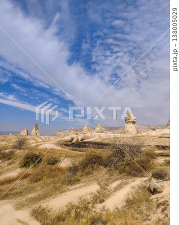 beautiful mountain scenery in the city Cappadocia in Turkey beautiful mountain scenery in the city Cappadocia in Turkey 138005029