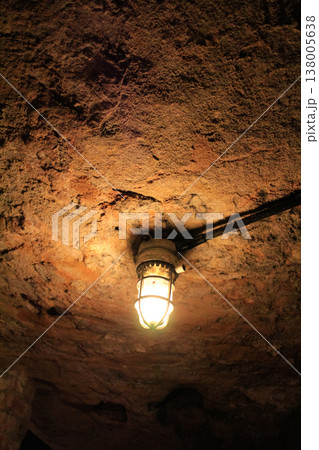 Close-up of the lamp inside the buildings for decoration or lighting. Building interiors. 138005638