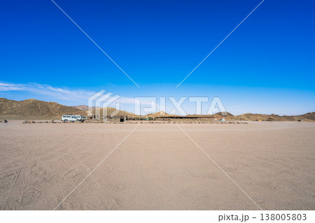 Bedouin Village in the Desert near Hurghada Egypt 138005803