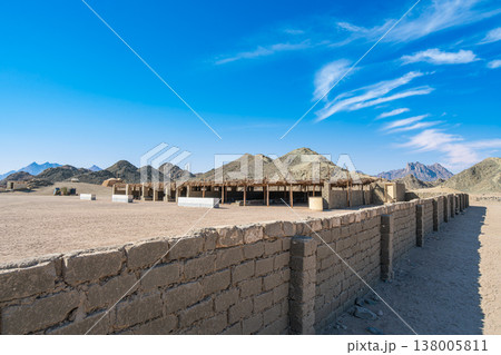 Bedouin Village in the Desert near Hurghada, Egypt 138005811