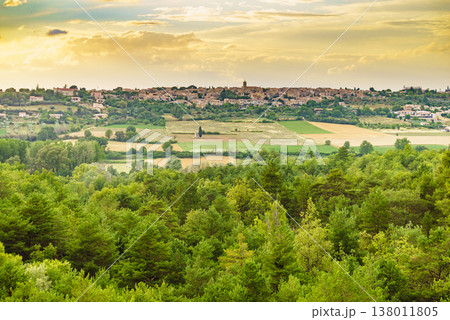 Puimoisson village, Provence France 138011805