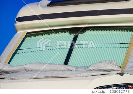 Motorhome with thermal screen blind Motorhome with thermal screen blind 138012778