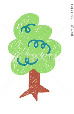 Tree With Layered Canopy Doodle Tree With Layered Canopy Doodle 138013164