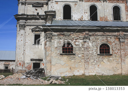 Ancient Monastery of the Origin of the Tree of the Cross in Pidkamin with stone facade Ancient Monastery of the Origin of the Tree of the Cross in Pidkamin with stone facade 138013353