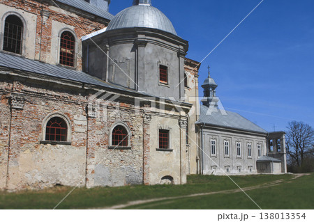 Ancient Monastery of the Origin of the Tree of the Cross in Pidkamin with stone facade Ancient Monastery of the Origin of the Tree of the Cross in Pidkamin with stone facade 138013354