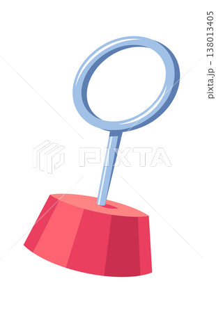 Pushpin With Looped Head Perspective 138013405