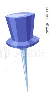 Pushpin Metal Point Beveled Head 138013436