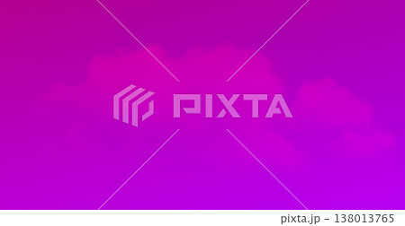 Realistic vector illustration of a purple sky with fluffy clouds Realistic vector illustration of a purple sky with fluffy clouds 138013765
