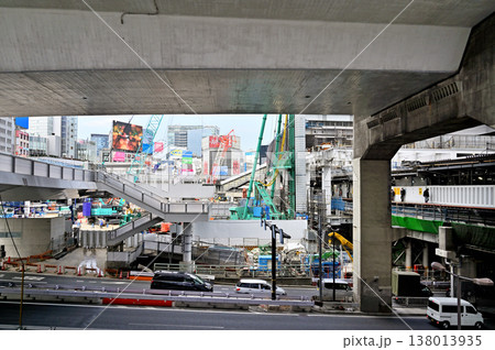 渋谷・渋谷駅周辺再開発工事 渋谷駅西口 渋谷・渋谷駅周辺再開発工事 渋谷駅西口 138013935