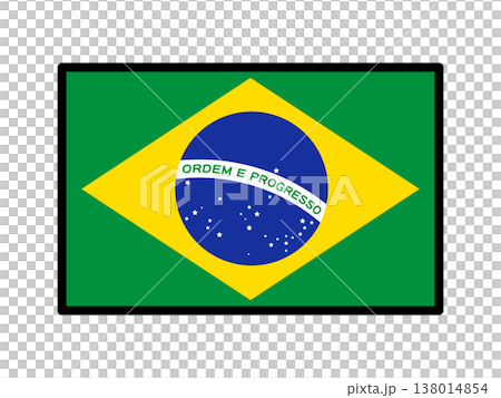 巴西國旗插畫素材 6 138014854