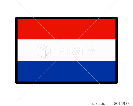 オランダの国旗のイラスト素材4 138014988