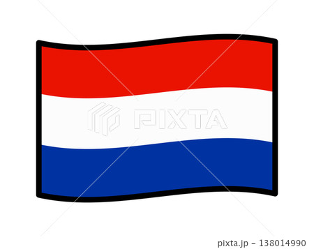 オランダの国旗のイラスト素材2 138014990