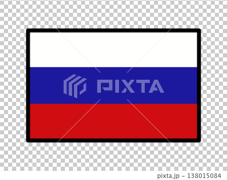 ロシアの国旗のイラスト素材4 ロシアの国旗のイラスト素材4 138015084