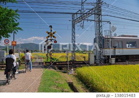 京都市内で撮影した自転車のマナーの現場を撮影 138015483