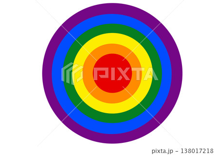 LGBT flag rainbow cycle. 138017218