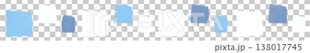 A randomly arranged line of squares in muted colors (white) A randomly arranged line of squares in muted colors (white) 138017745