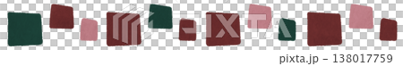 A randomly arranged line of squares in muted colors (brown). A randomly arranged line of squares in muted colors (brown). 138017759