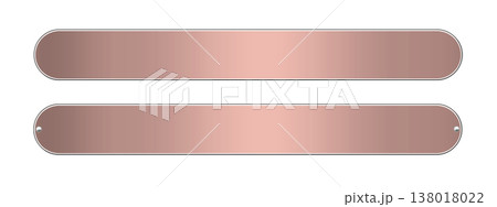 銅の金属プレート　セット03 138018022
