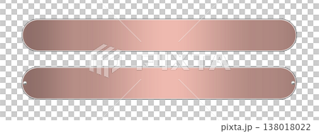 銅の金属プレート　セット03 138018022