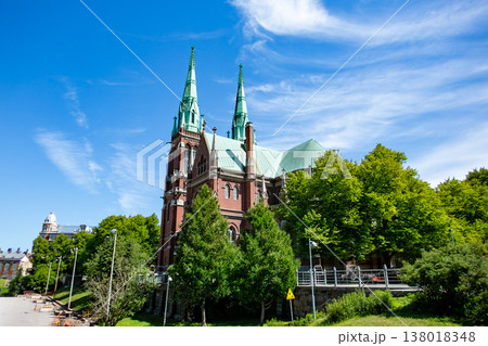 スウェーデン・ストックホルムのガムラスタン（旧市街）にあるリッカルホルム教会 138018348