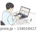 確定申告準備のためのレシート領収書の整理 138018417