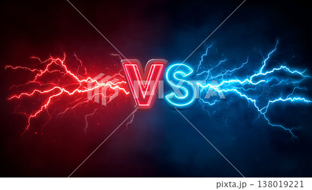 稲妻が走るダイナミックなエネルギー（エンタメ、ビジネス・競争・課題、音楽、デザイン、医学） 138019221