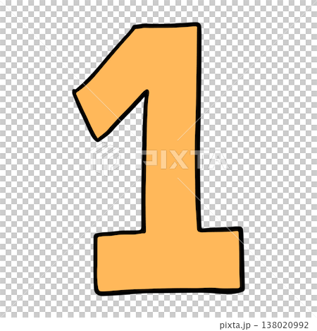Hand writing 1 number for number design, math, font, counting, text, message, initials, card, sticker, tattoo, education book, name design, shirt print, brooch, pin, patch, icon, kid drawing style Hand writing 1 number for number design, math, font, counting, text, message, initials, card, sticker, tattoo, education book, name design, shirt print, brooch, pin, patch, icon, kid drawing style 138020992
