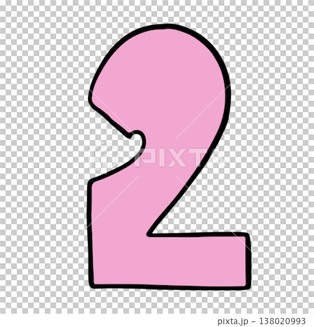 Hand writing 2 number for number design, math, font, counting, text, message, initials, card, sticker, tattoo, education book, name design, shirt print, brooch, pin, patch, icon, kid drawing style Hand writing 2 number for number design, math, font, counting, text, message, initials, card, sticker, tattoo, education book, name design, shirt print, brooch, pin, patch, icon, kid drawing style 138020993
